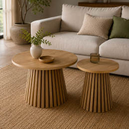 Lot de 2 tables basses...
