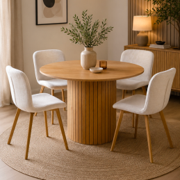 Ensemble table repas ronde...