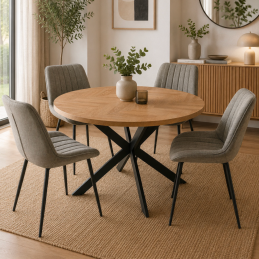 Ensemble table repas ronde...