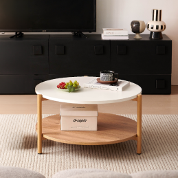 Table basse ronde - Coloris...