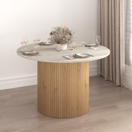 Table repas ronde - Coloris...