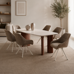 Ensemble table + 6 chaises