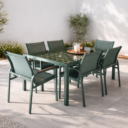 Table repas + 6 chaises - 2...