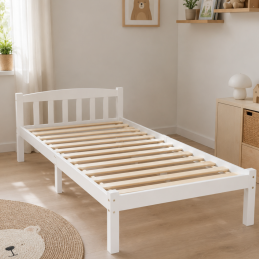 Lit 90 x 190 cm + sommier -...