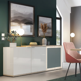 Buffet au design moderne.