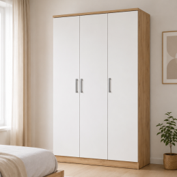 Armoire 3 portes avec miroir