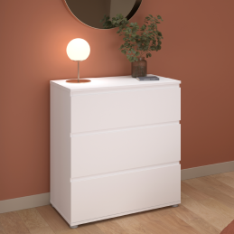 Commode 3 tiroirs coloris...