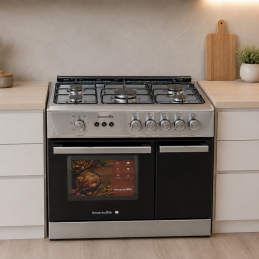 CUISINIERE A GAZ - 5 FEUX +...