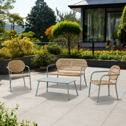 Salon de Jardin 4 Pièces –...