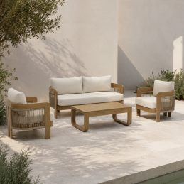 Salon de Jardin – Canapé 3...