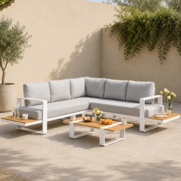 Salon de Jardin d’Angle +...