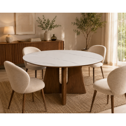 TABLE À MANGER RONDE