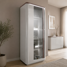 Vitrine 1 porte - coloris...
