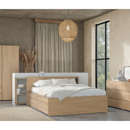 Le lit + environnement de...