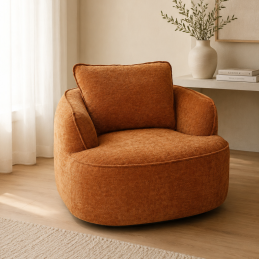 Fauteuil pivotant compressé...