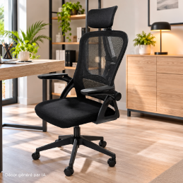 Le fauteuil de bureau.