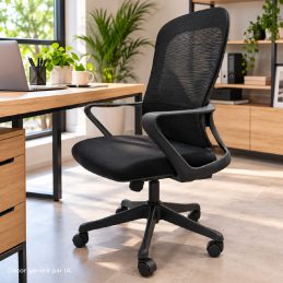 Le fauteuil de bureau.