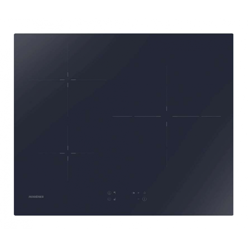 Plaque de cuisson 3 foyers à induction Noir ROSIERES RI633C/M1