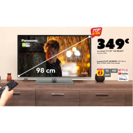 La smart TV 39’’ HD READY....