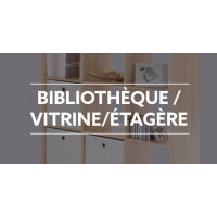 Meubles Atlas - Séjour - Bibliothèque / Vitrine / Étagère